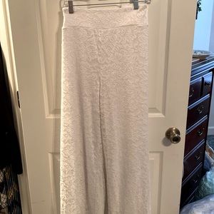 Cato white lace palazzo pants.  Size 22/24, with tags.